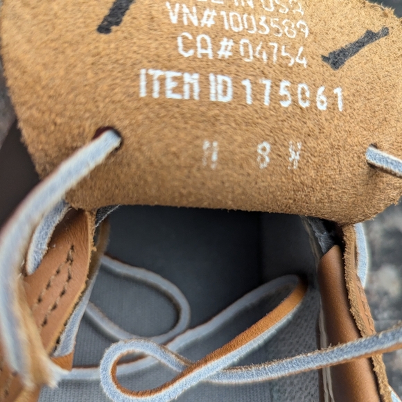 Mens L.L. Bean Duck Boots Sz 8 W Wide Used Brown Leather Muck Rubber Moc 2 - Picture 10 of 11